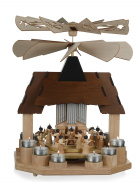 Teelichtpyramide gegenläufig Engelskapelle