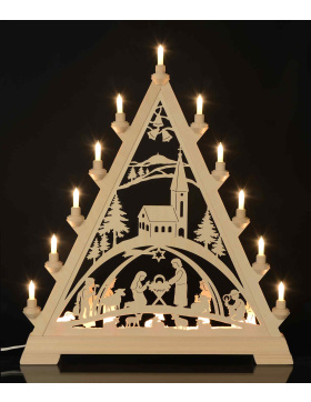 Lichterspitze Christgeburt mit Kirche