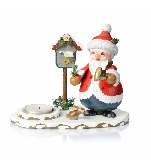 Räuchermännchen Weihnachtsmann mit Teelicht