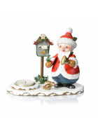 Räuchermännchen Weihnachtsmann mit Teelicht
