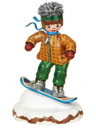 Winterkinder Snowboardfaher