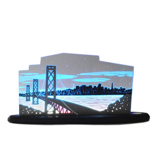LED-Motivleuchte Blick über San Francisco