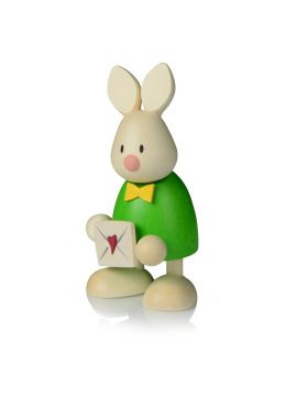 Kaninchen Max mit Liebesbrief