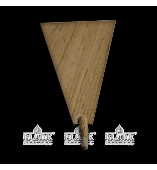 Flügelblättersatz für Glöckchenpyramide natur, 12-teilig