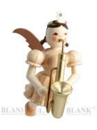 Kurzrockengel schwebend natur mit Saxophon