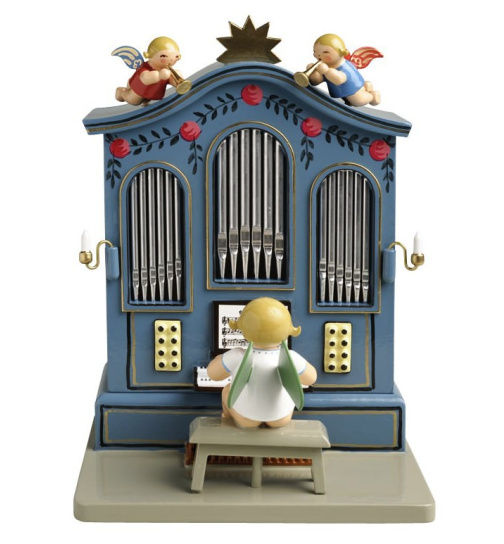 Orgel mit Musik O du fröhliche