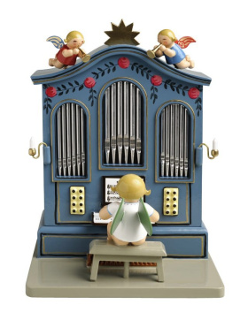 Orgel mit Musik O du fröhliche