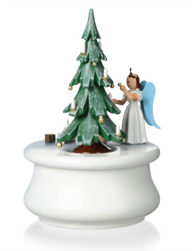 Spieluhr Weihnachtstraum mit Baum und Engel