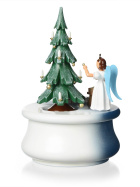 Spieluhr Weihnachtstraum mit Baum und Engel