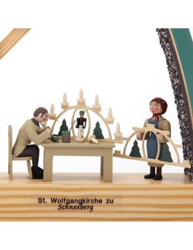 Schwibbogen Schneeberg "St. Wolfgang" weißes Bild