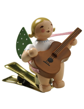 Engel mit Gitarre auf Klemme