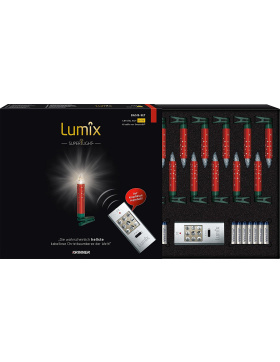 Lumix Superlight Crystal mini LED-Christbaumkerzen 14er...