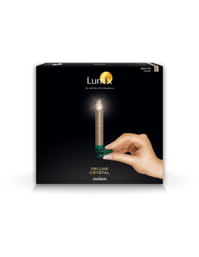 Lumix Crystal LED-Christbaumkerzen 10er Basis-Set,...