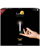 Lumix Deluxe mini LED-Christbaumkerzen 14er Basis-Set, silber
