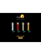 Lumix Deluxe mini LED-Christbaumkerzen 14er Basis-Set, silber
