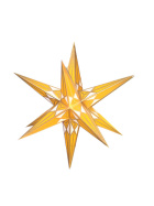 Hartensteiner Stern gelb/gold ohne Beleuchtung