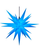 Herrnhuter Stern ® Plastik a7 (68 cm) für außen, blau