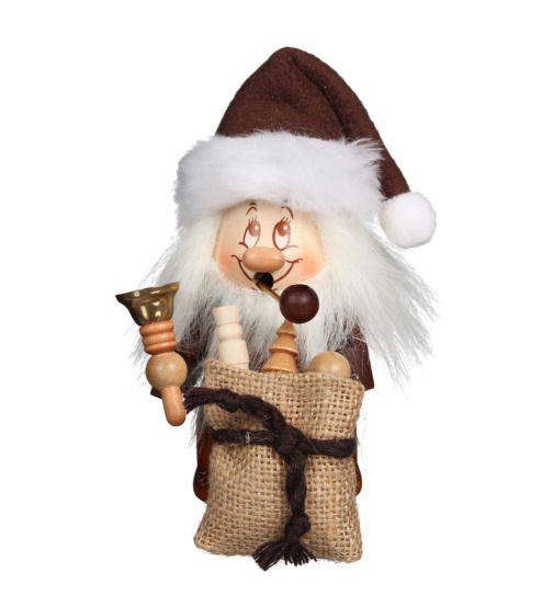 Räuchermännchen Miniwichtel Weihnachtsmann mit Glocke