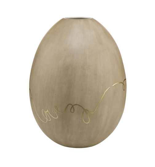 Bunny de luxe - Vase Golden Grey Egg Vase*