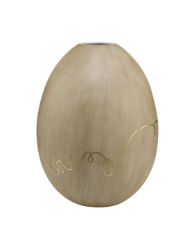 Bunny de luxe - Vase Golden Grey Egg Vase*