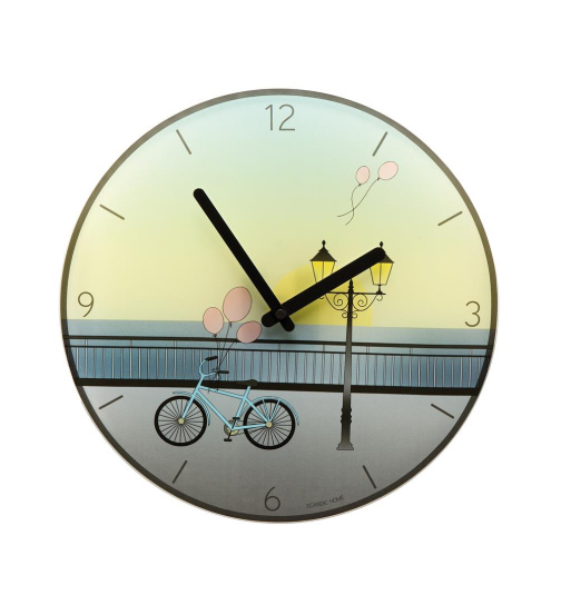 Scandic Home - Bycicle - Wanduhr