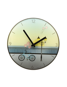 Scandic Home - Bycicle - Wanduhr