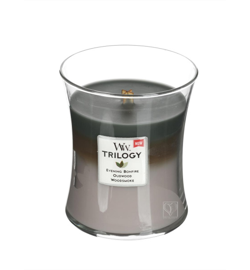 WoodWick Trilogy Medium Jar Cozy Cabin