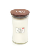 WoodWick Large Jar White Teak