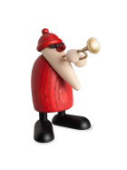 Weihnachtsmann mit Trompete