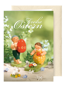 Grußkarte "Ostern" mit Briefumschlag