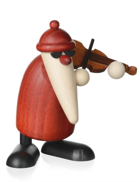 Weihnachtsmann mit Geige
