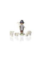 Hirte und drei Schafe