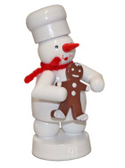 Bäcker Schneemann mit Pfefferkuchen-Mann