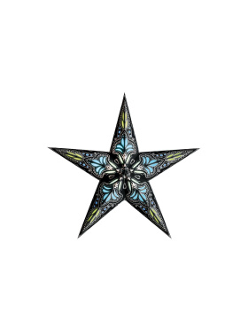 starlightz - jaipur black/turquoise