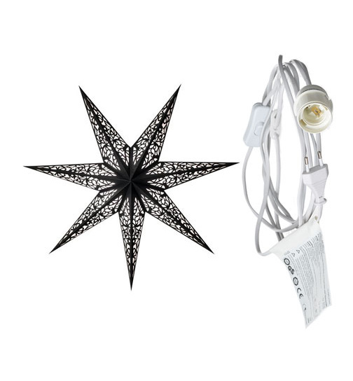 starlightz - baby lux black mit Kabel weiß, 3,5 m