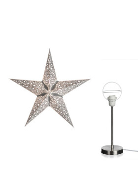 starlightz - raja small silver mit Lampenfuß S
