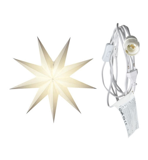 starlightz - baby suria white mit Beleuchtungskabel weiß 3,5 m