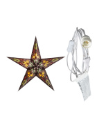 starlightz - jaipur small brown/yellow mit Beleuchtungskabel weiß 3,5 m