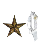 starlightz - mono black/gold mit Beleuchtungskabel weiß 3,5 m