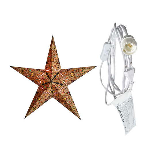 starlightz - diwali amber mit Beleuchtungskabel weiß 3,5 m