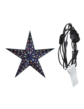 starlightz - starlet blue mit Beleuchtungskabel schwarz 4 m