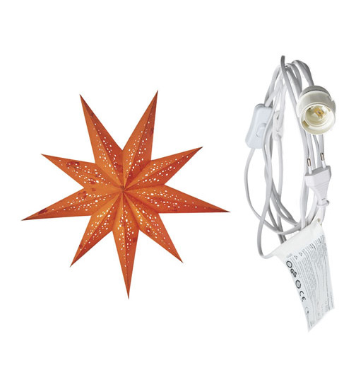 starlightz - spumante orange mit Beleuchtungskabel weiß 3,5 m
