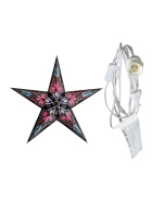 starlightz - jaipur black/pink mit Beleuchtungskabel weiß 3,5 m