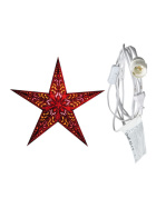 starlightz - mercury red mit Beleuchtungskabel weiß 3,5 m