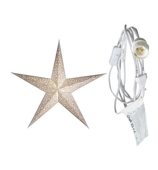 starlightz - maharaja white mit Beleuchtungskabel weiß 3,5 m