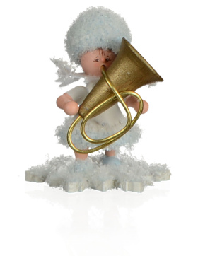 Schneeflöckchen mit Tuba