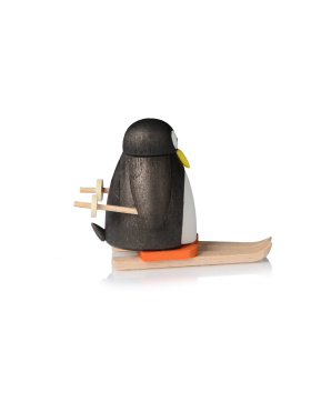 Pinguin mit Ski