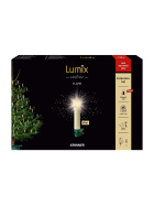 Lumix Superlight Flame LED-Christbaumkerzen 6er Erweiterungs-Set, elfenbein