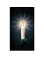Lumix Superlight Flame LED-Christbaumkerzen 6er Erweiterungs-Set, elfenbein