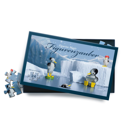 Puzzle "Pinguine im Eis", 24 Teile